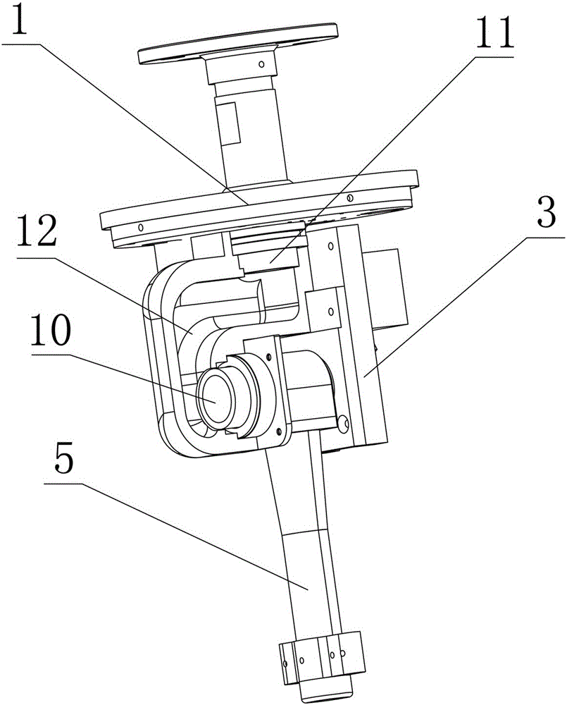 Automatic tracking and positioning fire water monitor and automatic tracking and positioning jet flow fire-extinguishing method