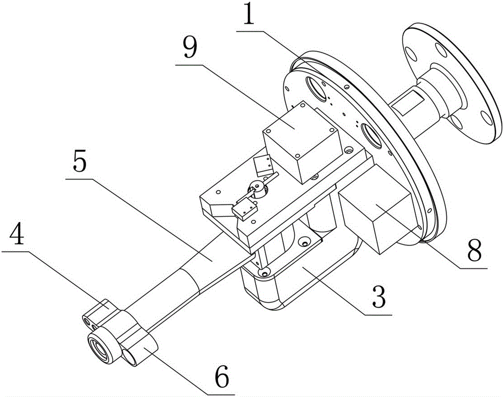 Automatic tracking and positioning fire water monitor and automatic tracking and positioning jet flow fire-extinguishing method