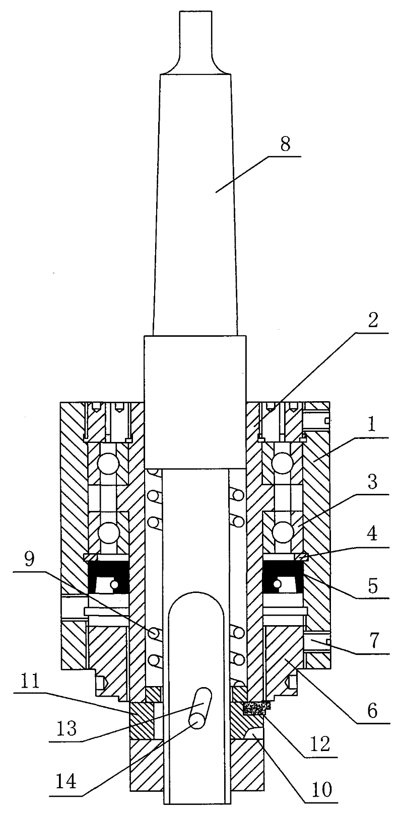 Dedicated tool for machining clamp spring slot