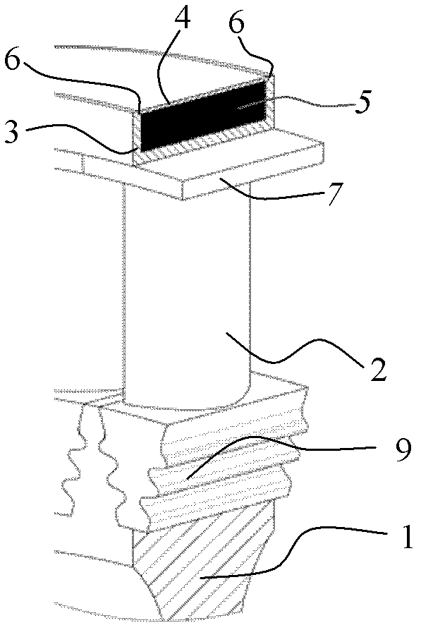 Fiber winding prestress turbine rotor