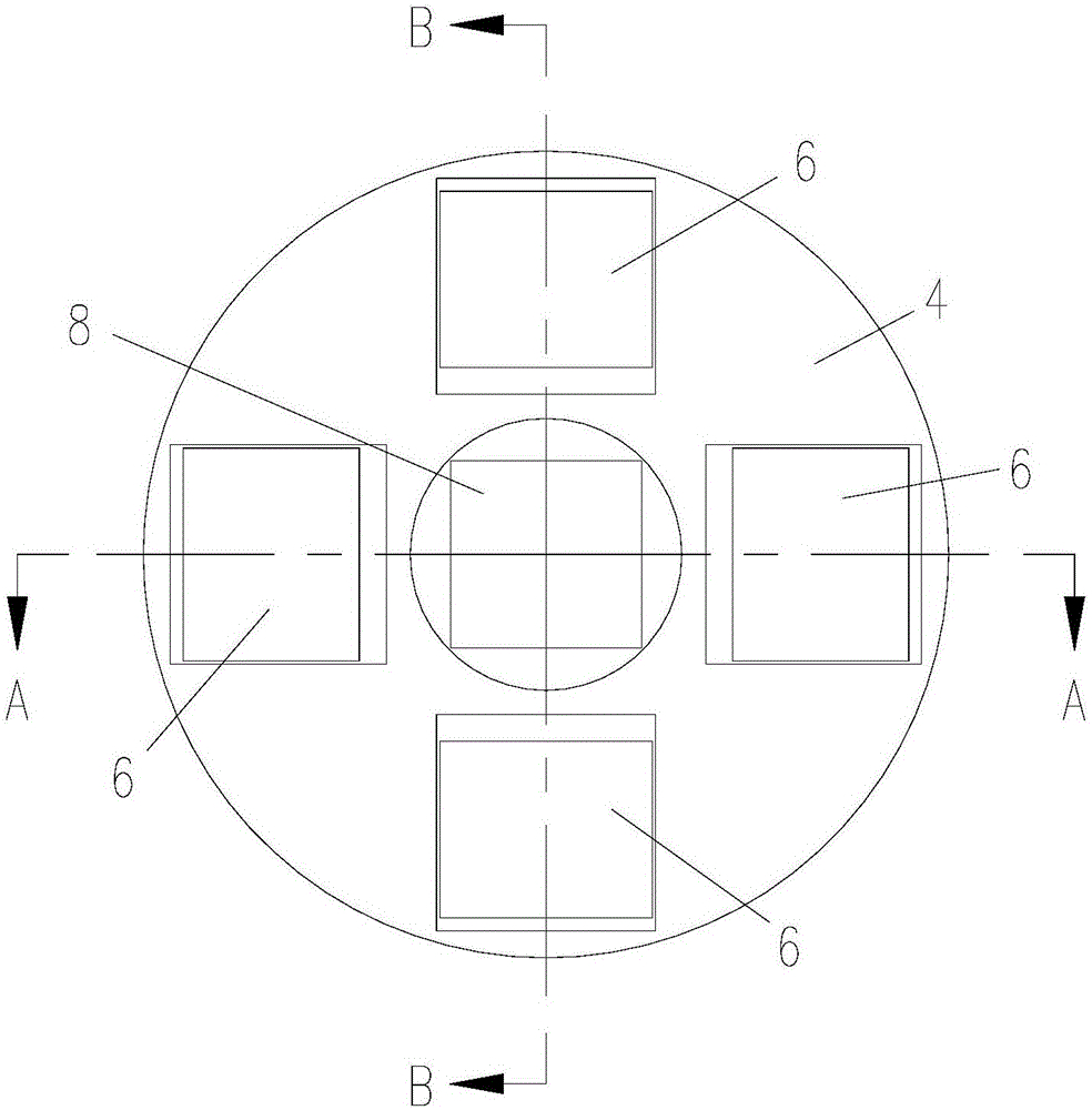 Automatic silicon slice separating device