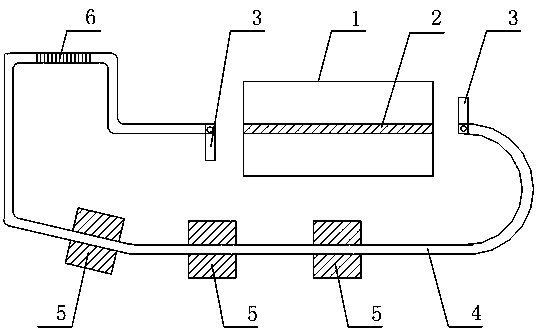 Wet spinning vacuum freeze-drying method and drying equipment