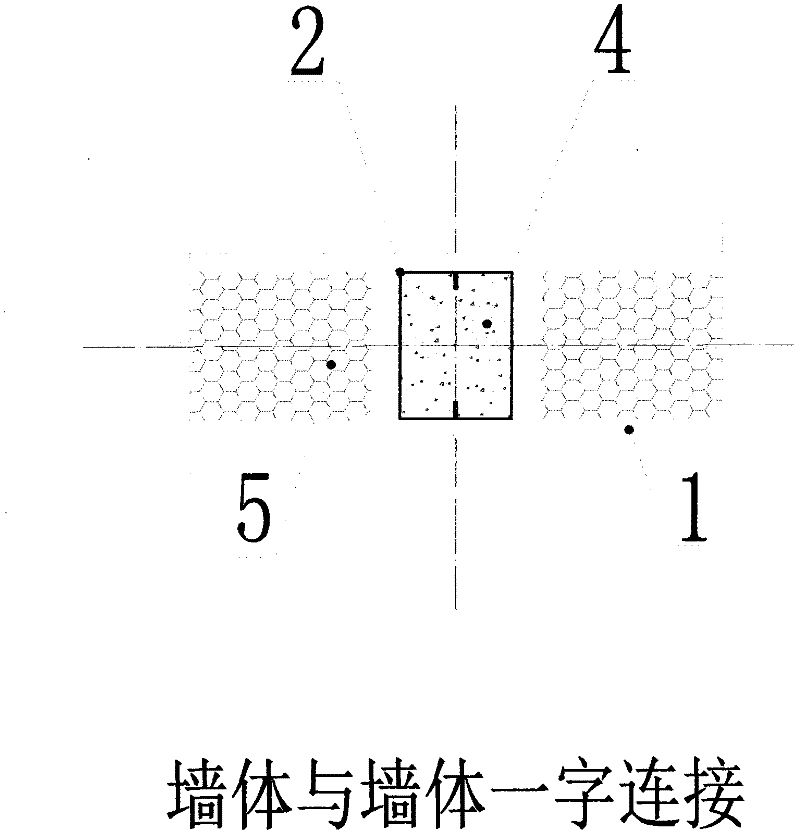 Cast-in-place concrete core column ring beam house manufactured by light composite board and assembling method