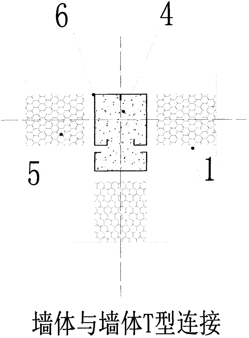 Cast-in-place concrete core column ring beam house manufactured by light composite board and assembling method