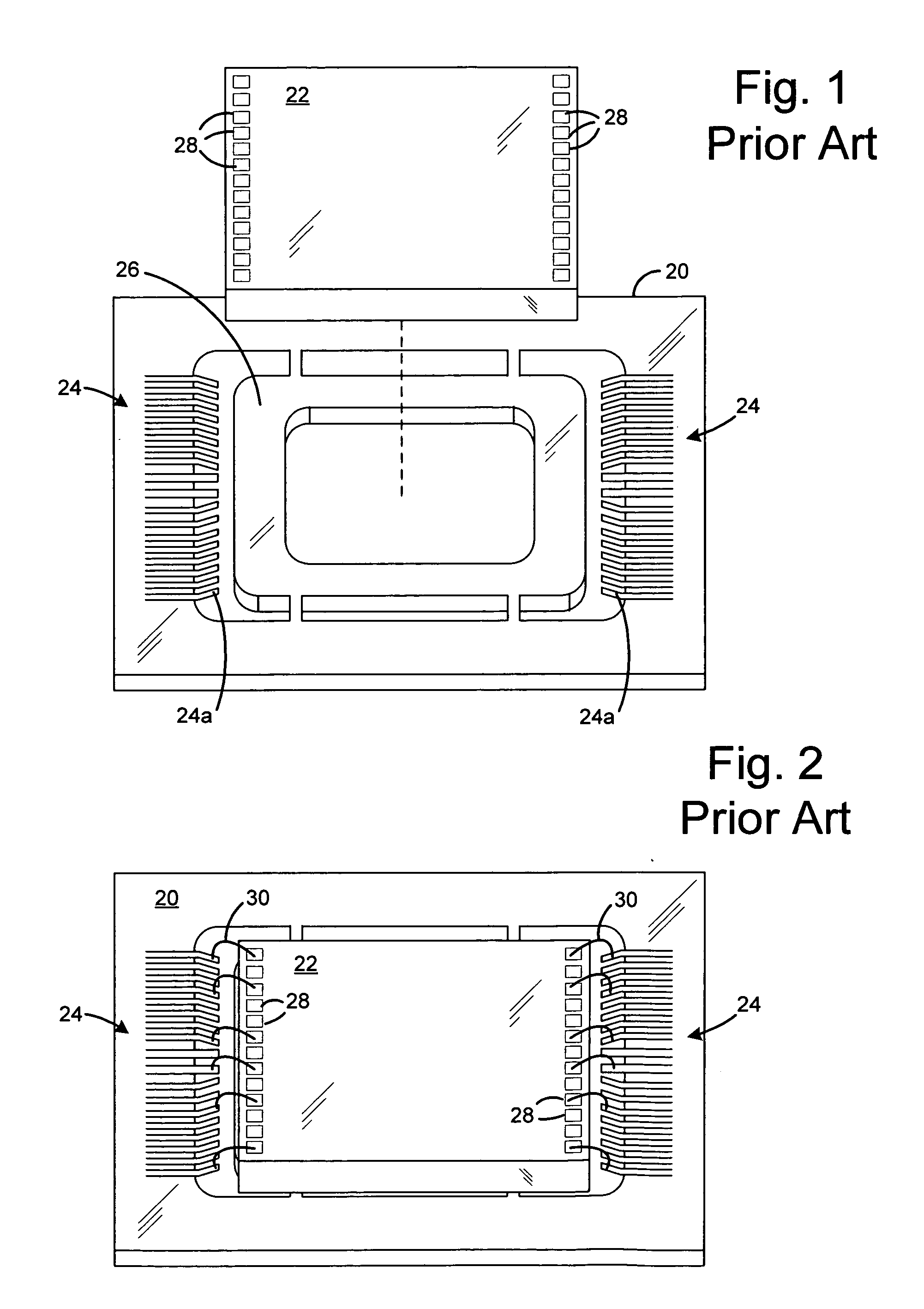 Die package with asymmetric leadframe connection