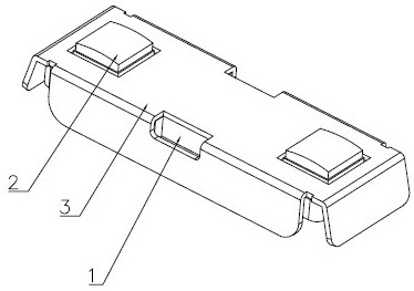 Contact wrapping type arc striking structure and contact mechanism