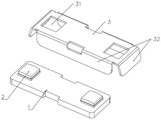 Contact wrapping type arc striking structure and contact mechanism