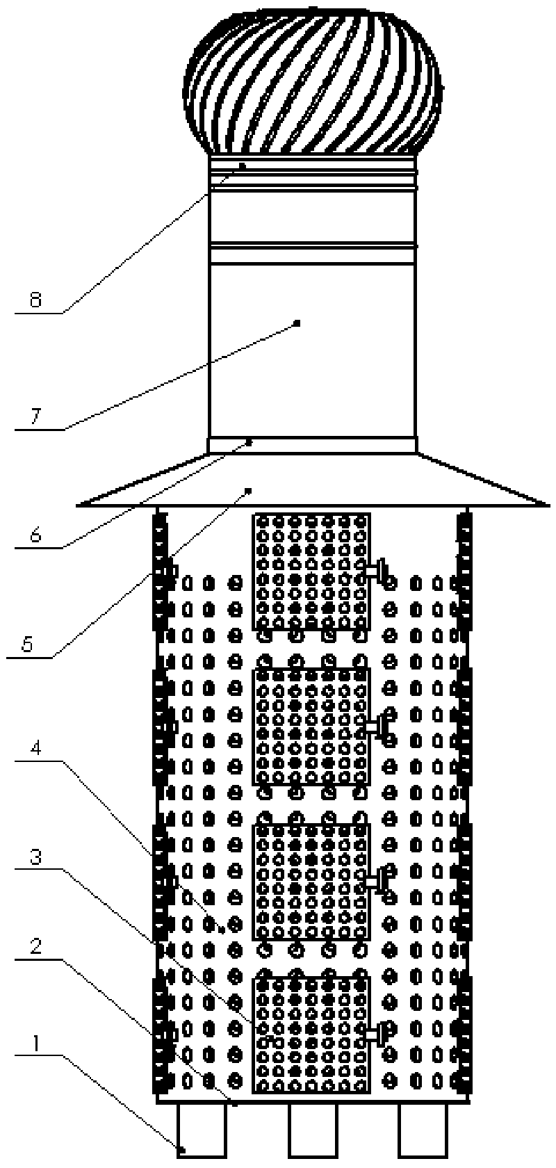 Energy-saving Chinese date drying bin