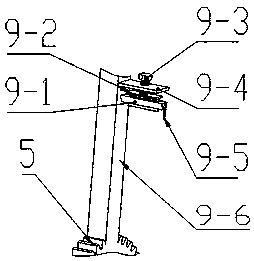 Angle adjusting device for concrete oblique column construction