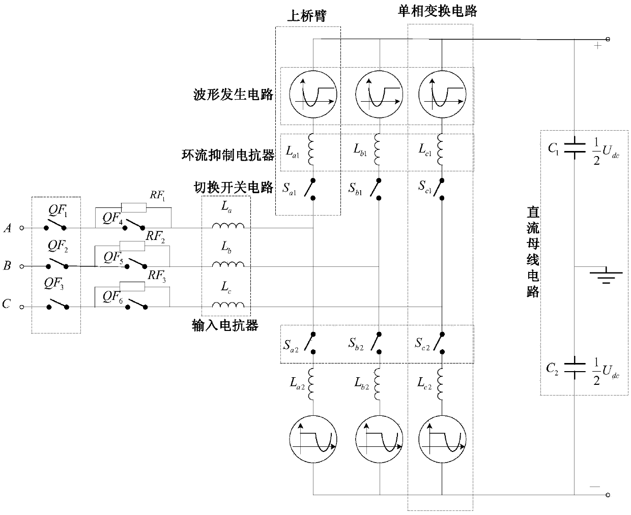 A Main Circuit Topology of Medium and High Voltage Direct Hanging Static Synchronous Var Compensator