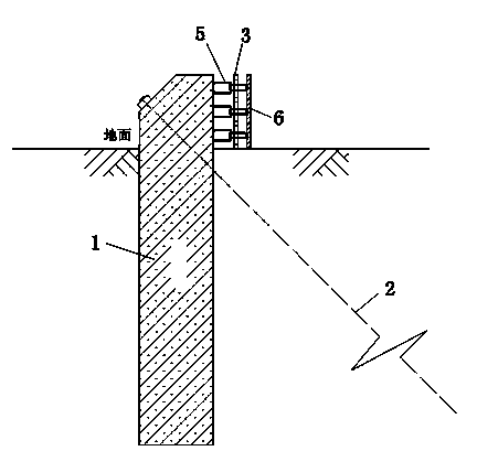 Roadbed slope retaining structural object large-scale model test loading system