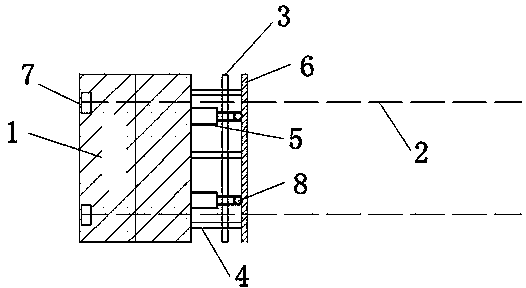 Roadbed slope retaining structural object large-scale model test loading system