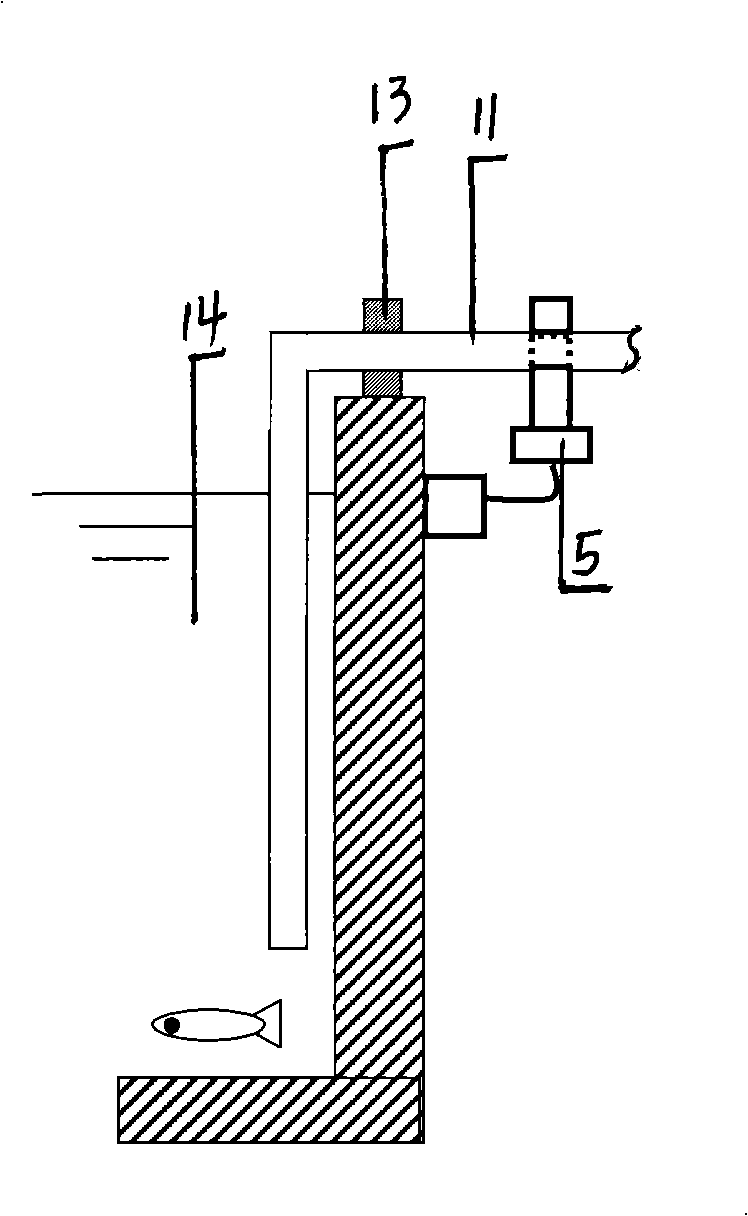 Water sample automatic sampler for monitoring cultivation water quality on-line in sea water factory