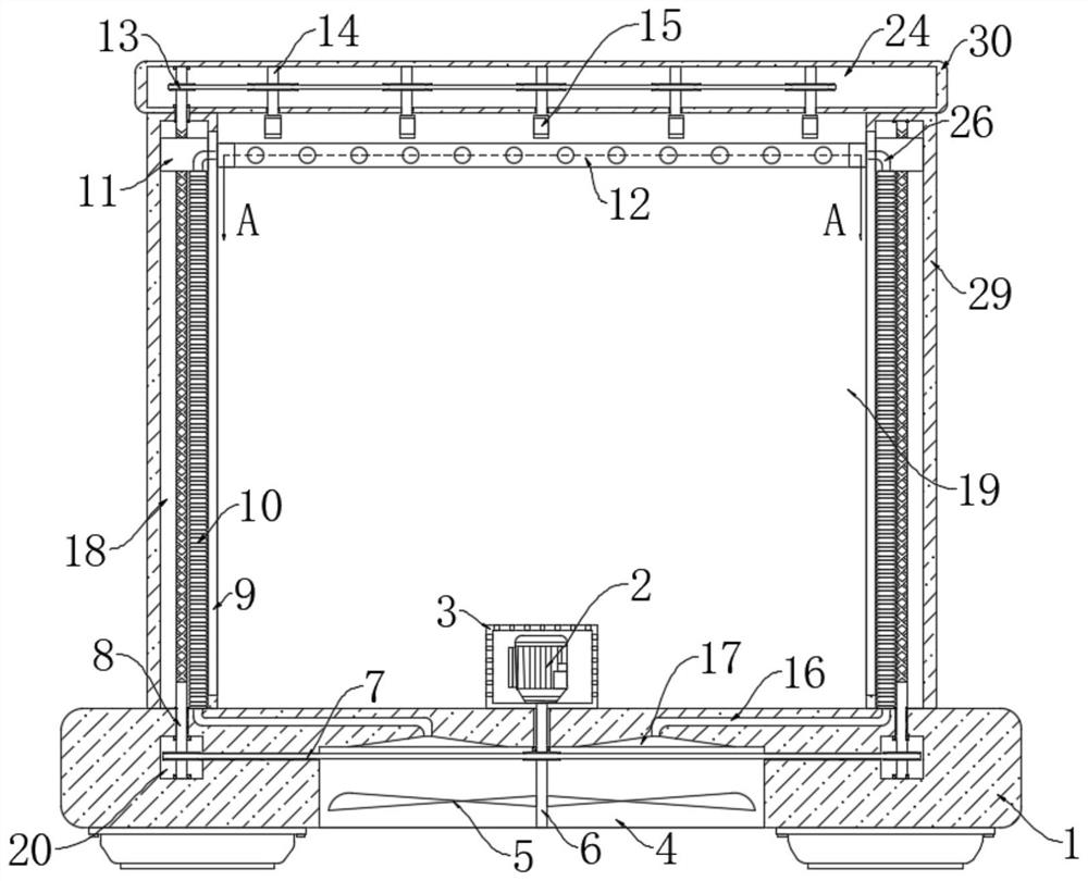 Clothes airing device for smart home