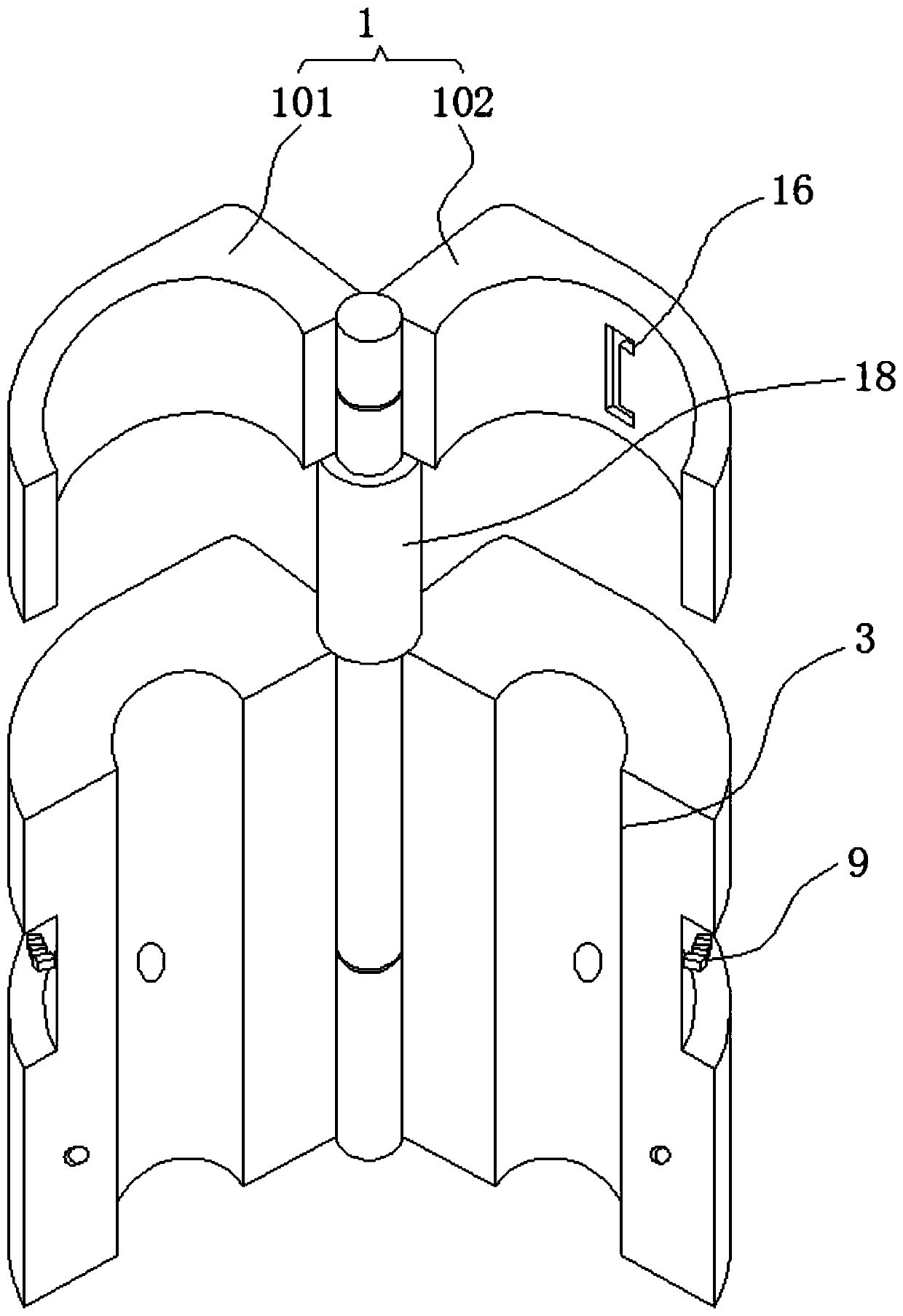 Fruit tree grafting device