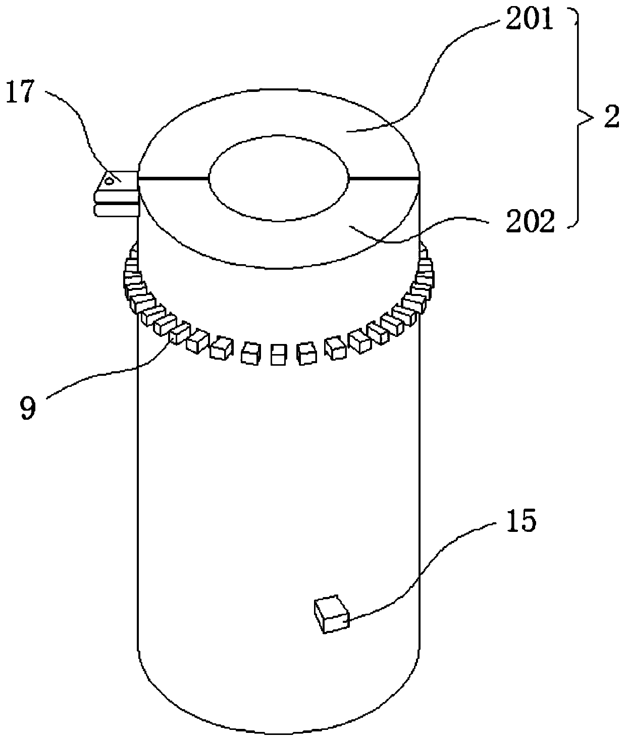 Fruit tree grafting device