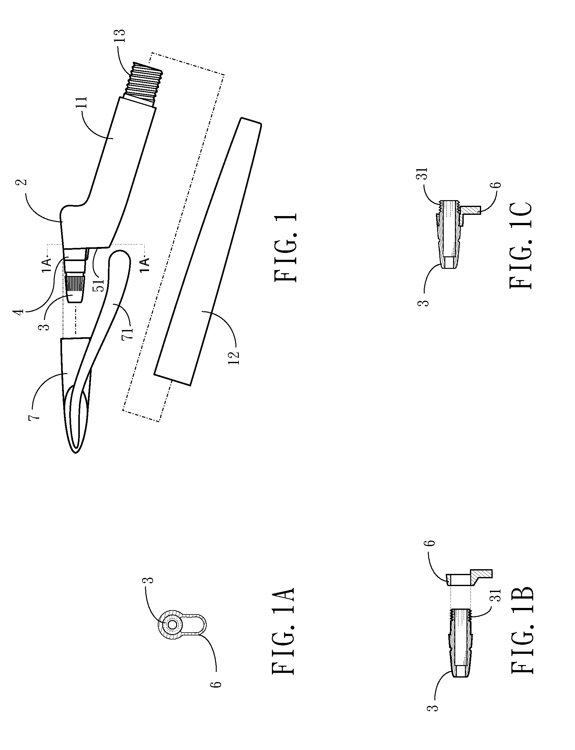 Offset pen structure for rapid assembling