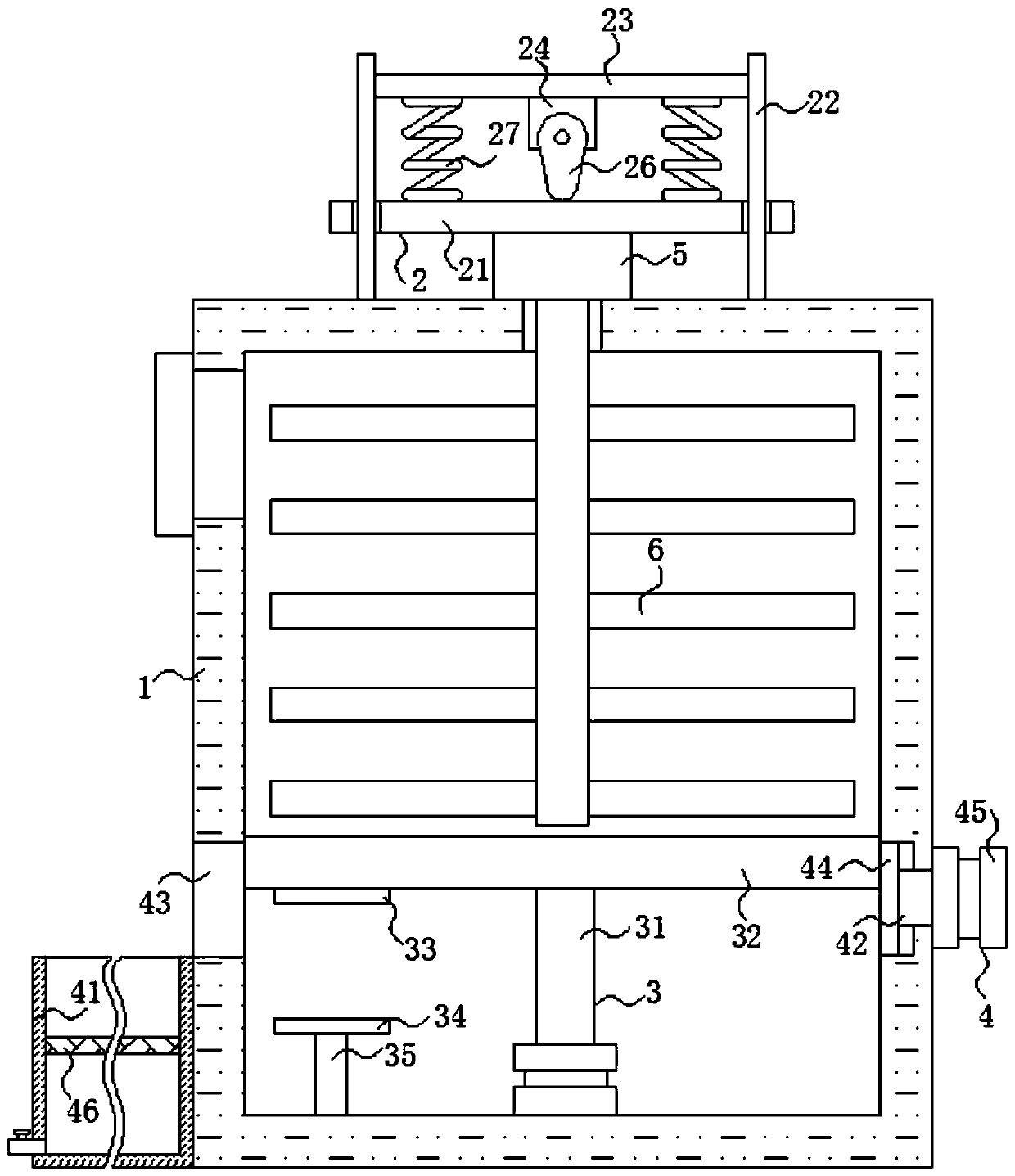 Leather tanning processing equipment capable of improving tearing strength