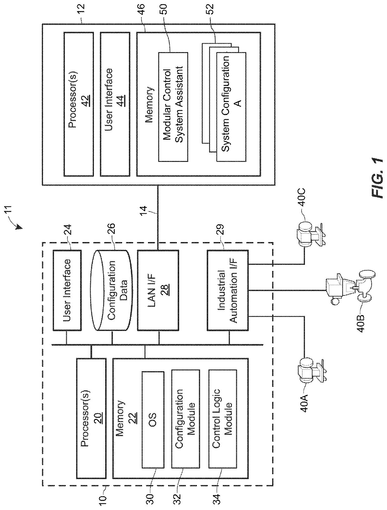 Assistant application for a modular control system