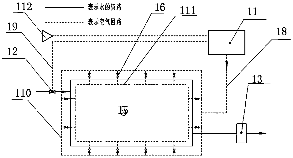 Novel comprehensive treatment device for coal mine water