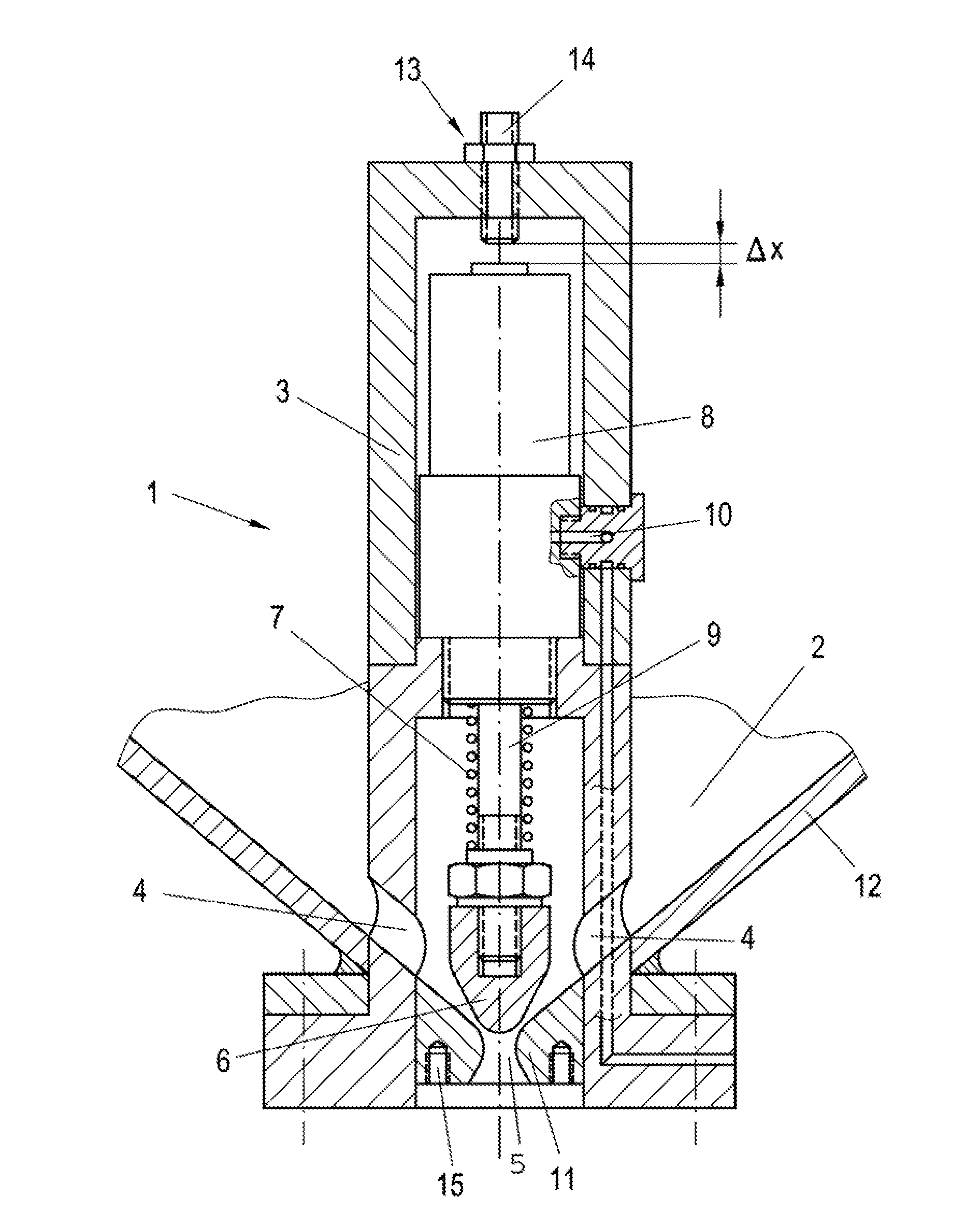 Metering device for granular material