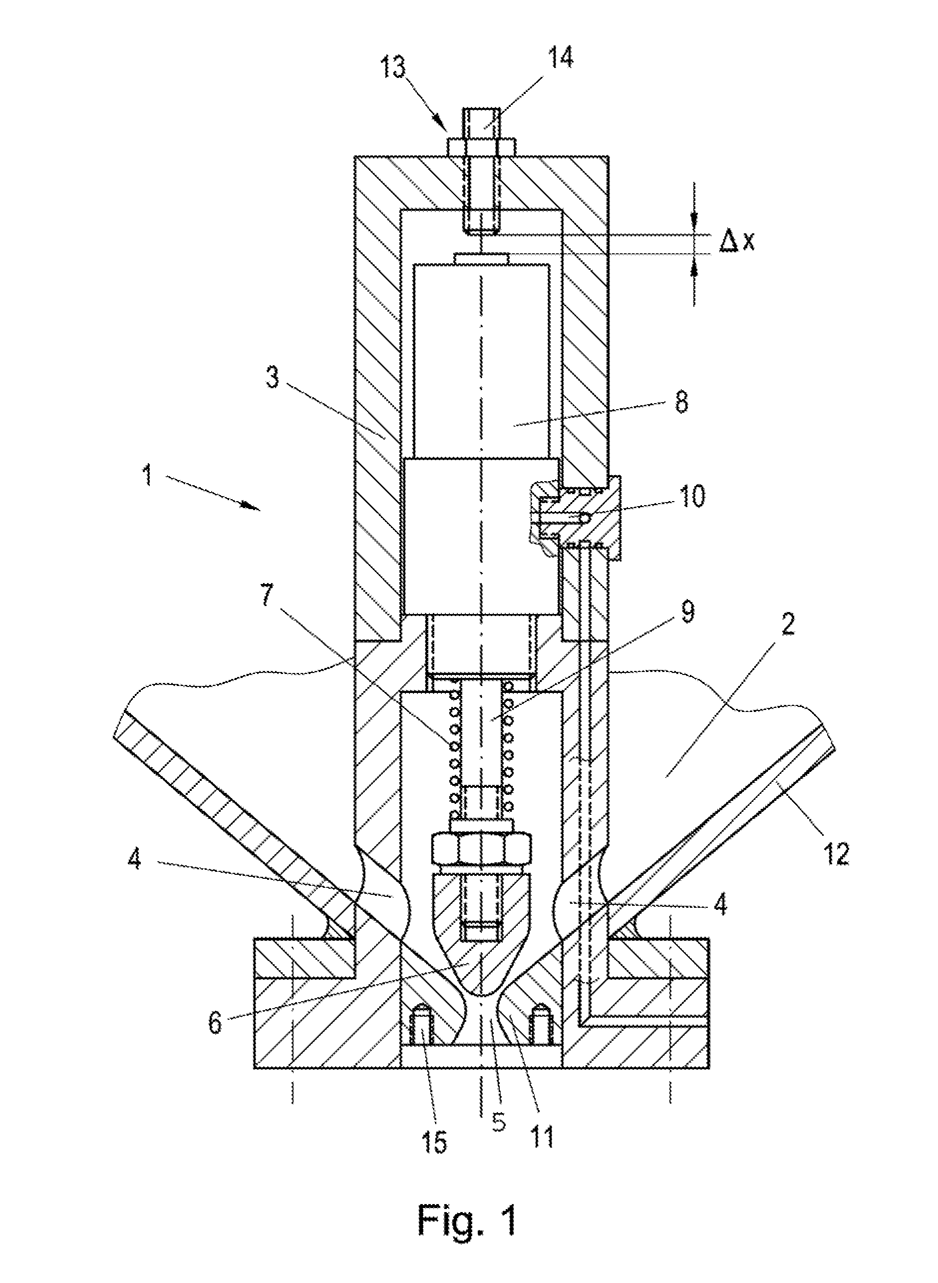 Metering device for granular material