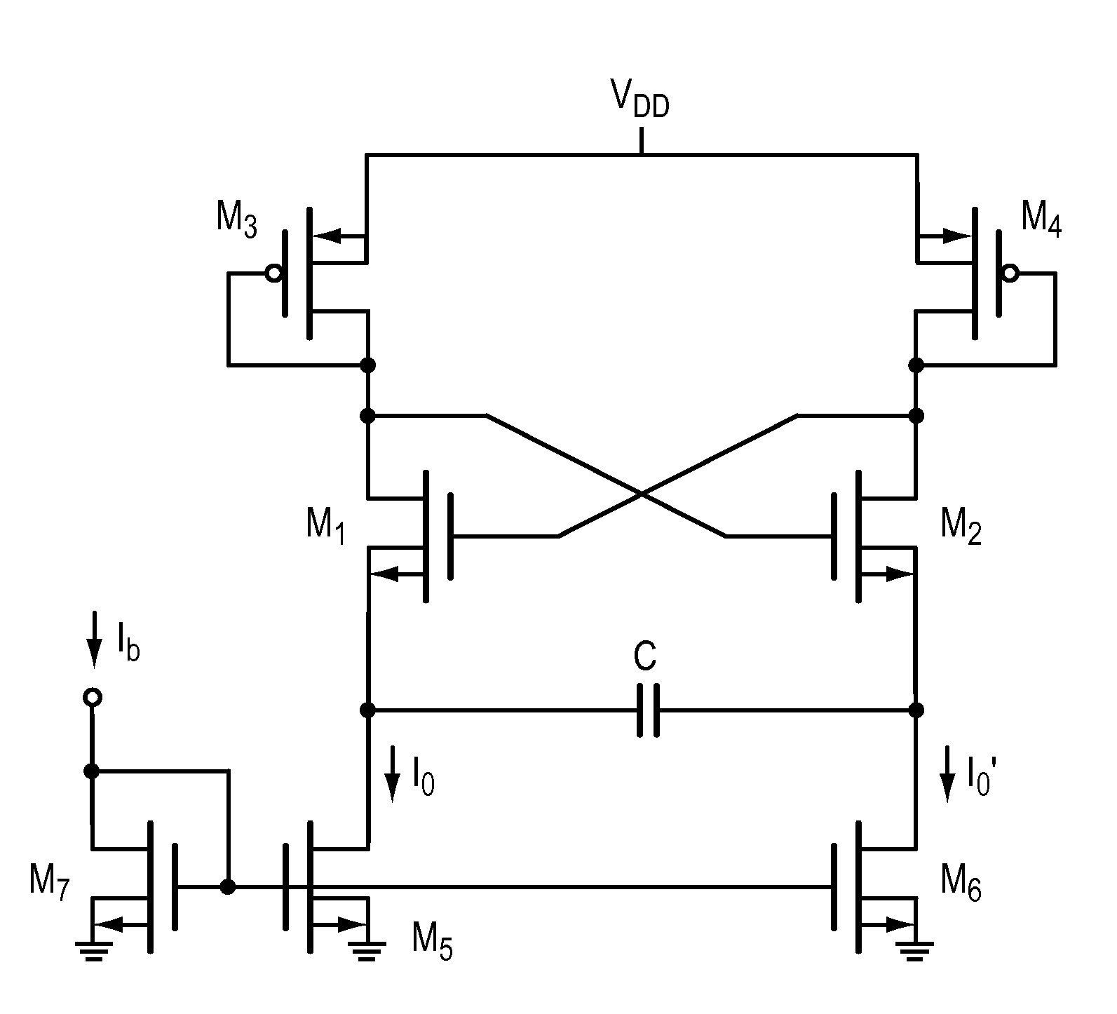 Constant gm oscillator