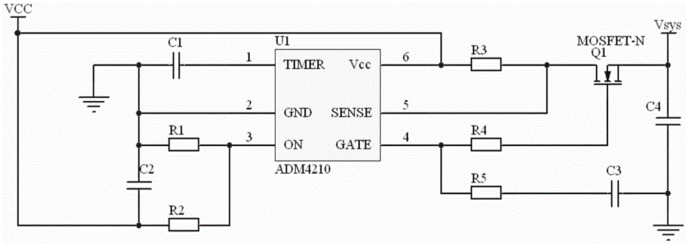 A test equipment protection circuit