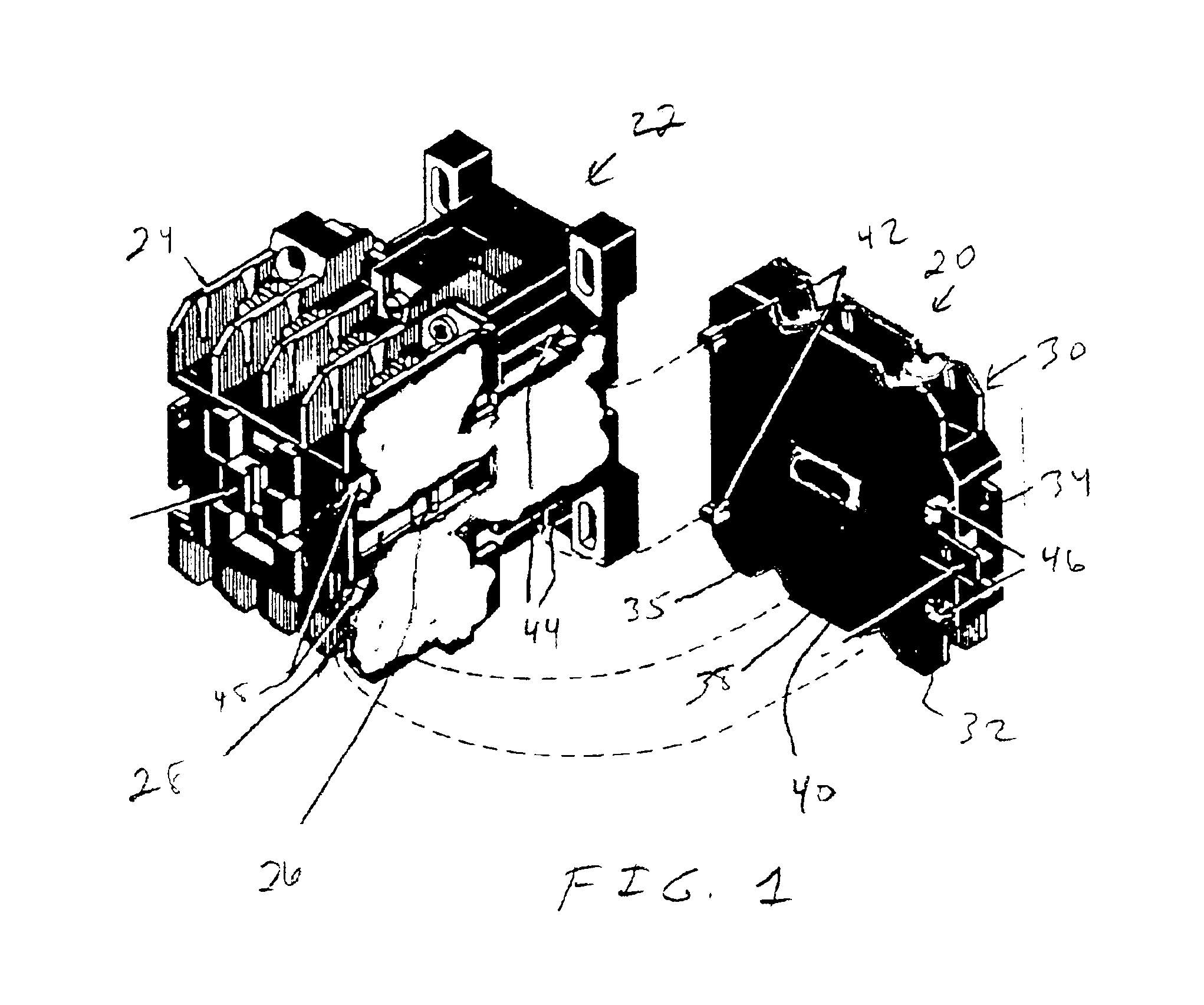 System and method for auxiliary contact assembly