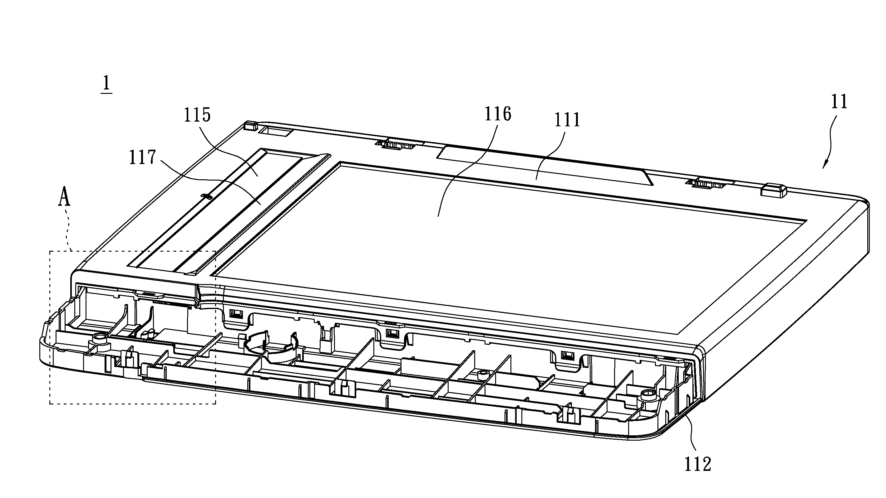 Image capturing device having improved bridge structure