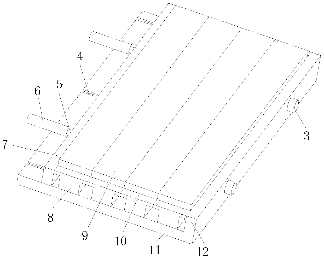 Separable concrete block curing device