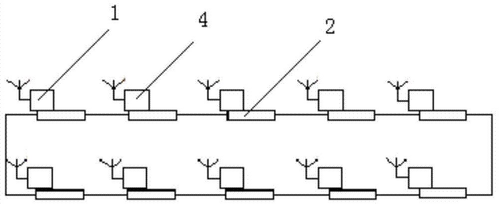 Operation information long-distance centralized acquisition device and acquisition method for railway vehicle gate controllers