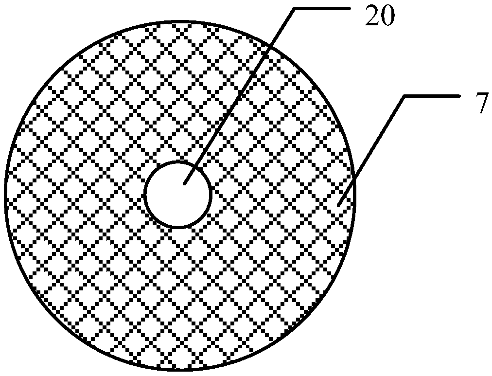 Sulfur separating and discharging device for high-sulfur gas field