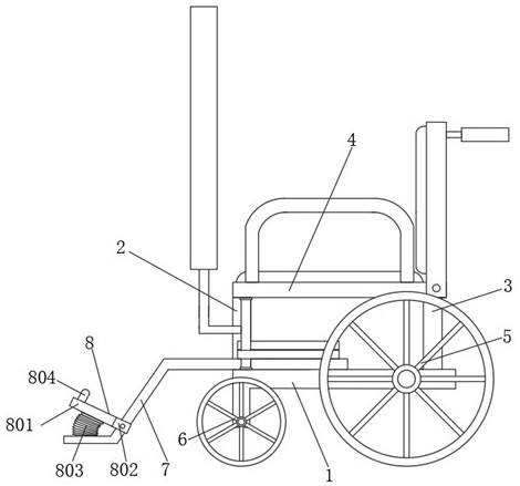 Wheelchair for upper and lower limb medical rehabilitation