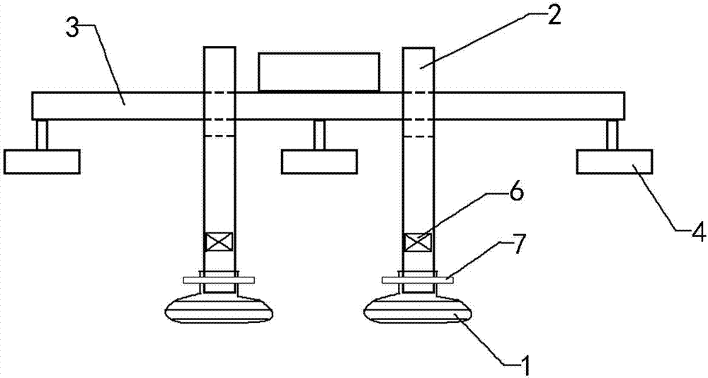 Atmosphere collecting device for inflatable unmanned helicopter and altitude gas collecting method