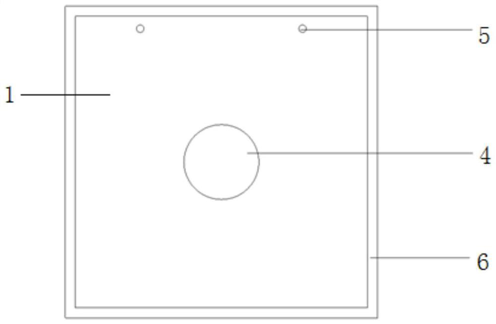 Membrane element for flat membrane bioreactor and flat membrane bioreactor