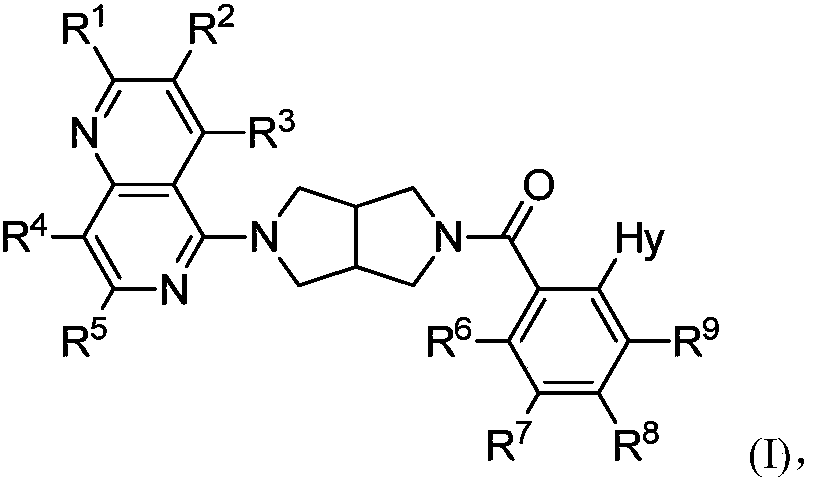 Octahydropyrrolo[3,4-c]pyrrole derivative and application method and application thereof