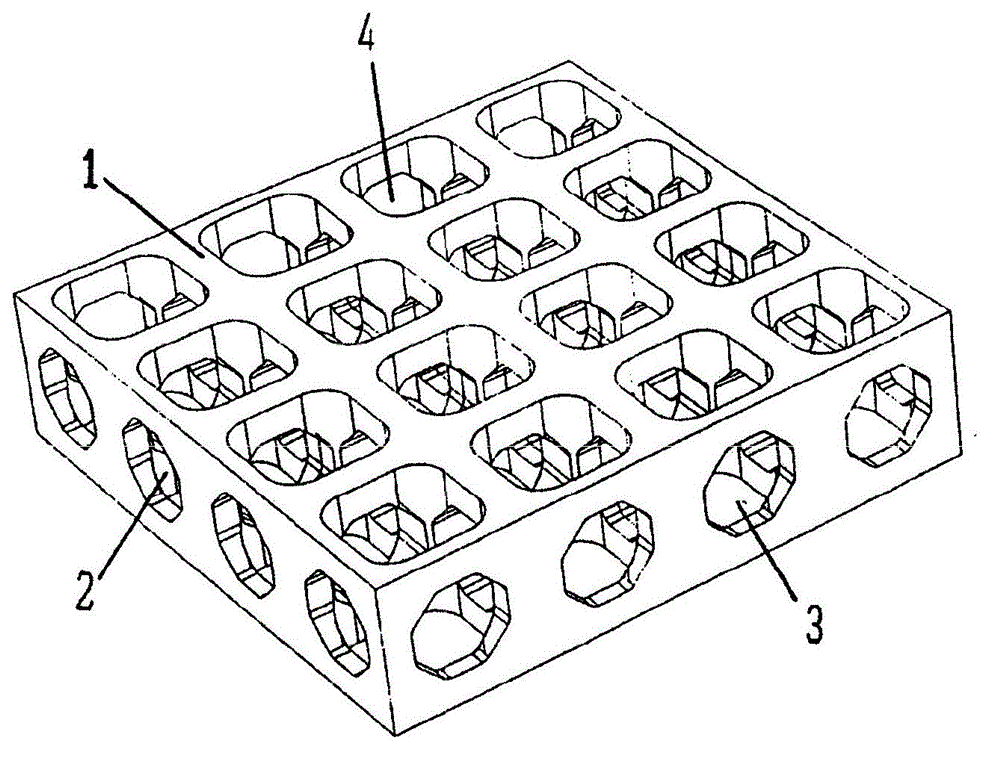 Lightweight slab or similar structural element which can receive equipment that is accessible and that can extend through the slab