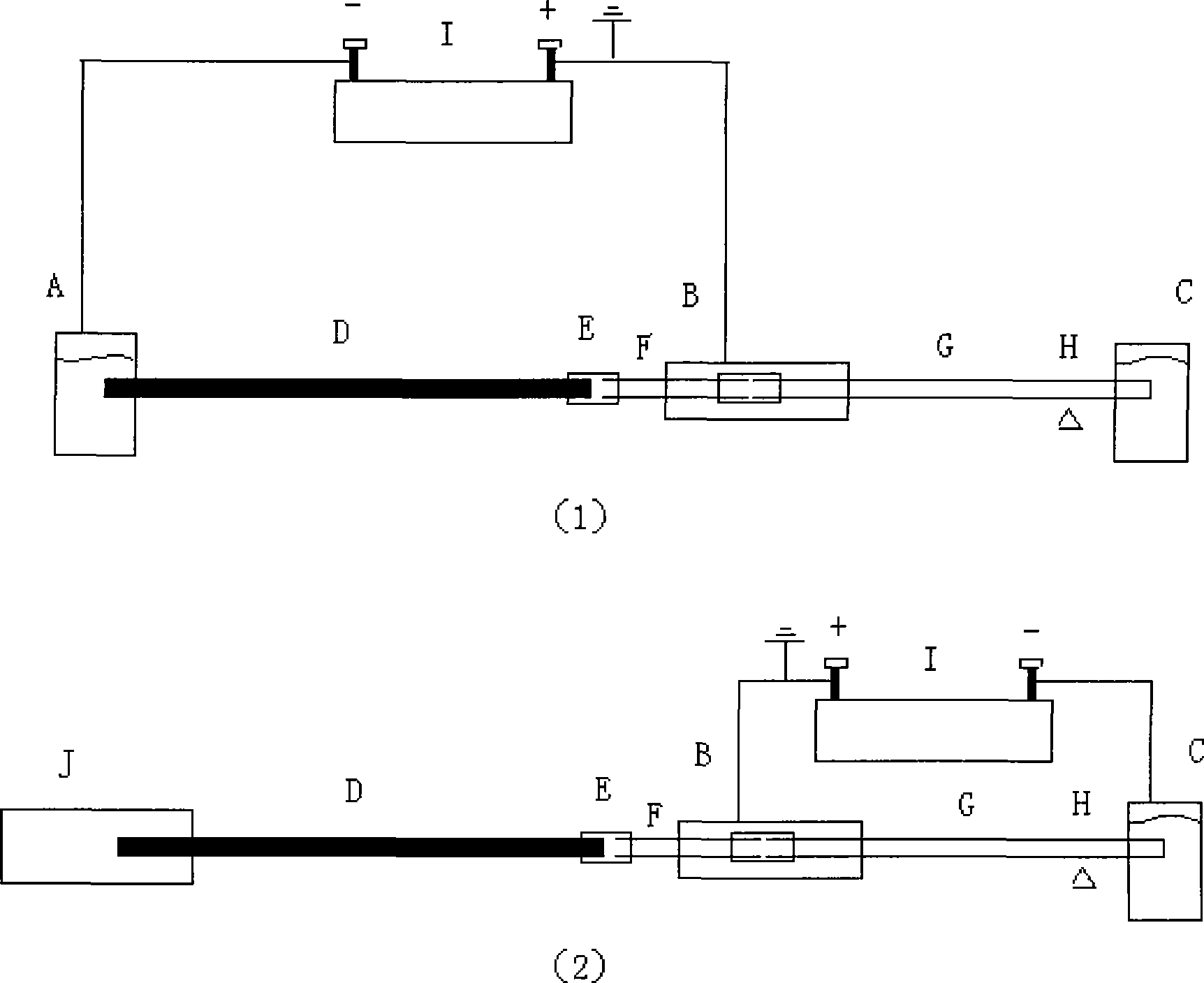 Two-dimensional capillary electrophoresis appareatus and use thereof