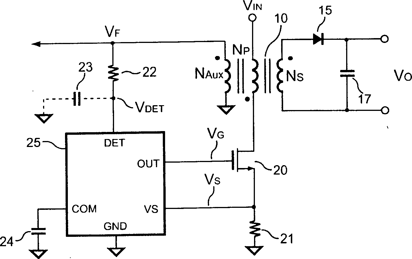 Control circuit for power converter