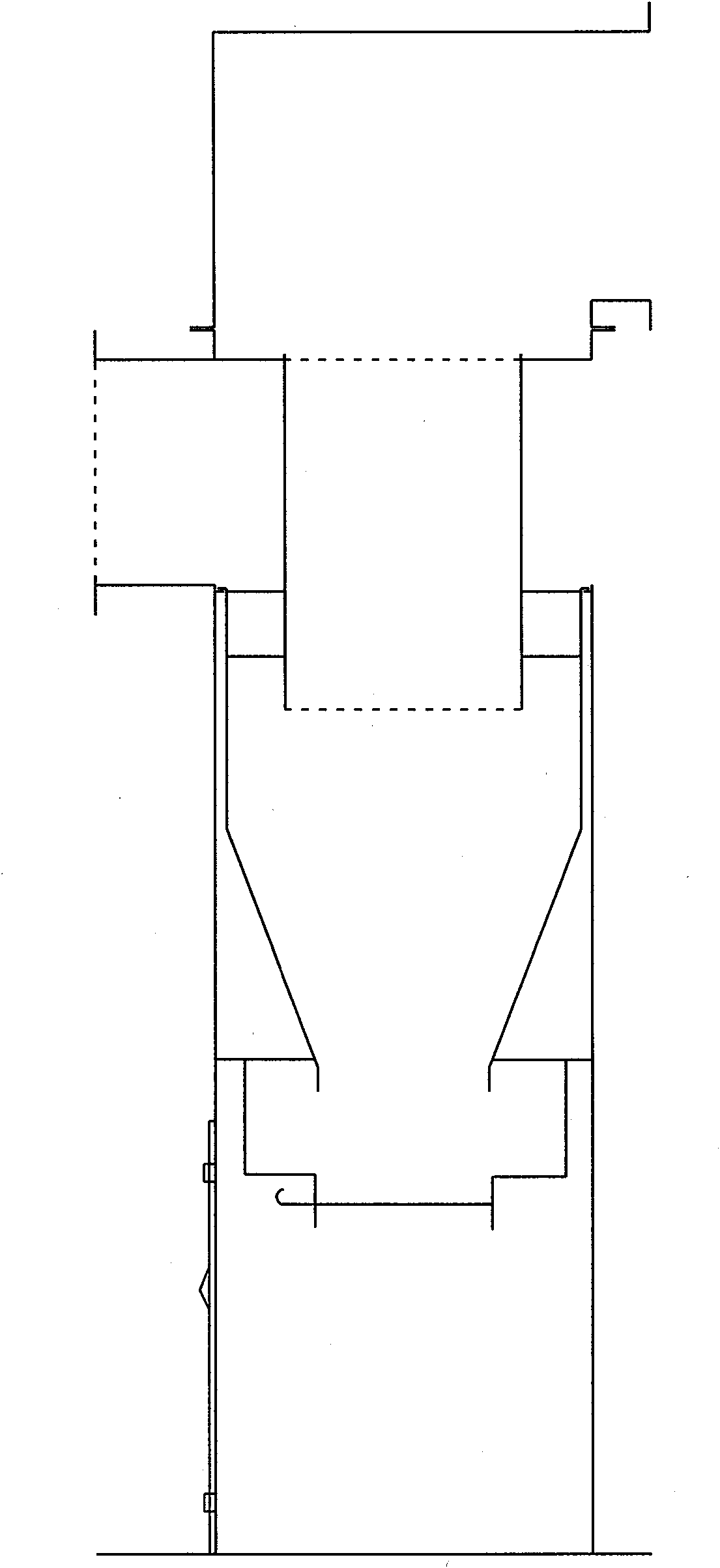 Dry dust removal and wet desulphurization integral efficient smoke gas purification device