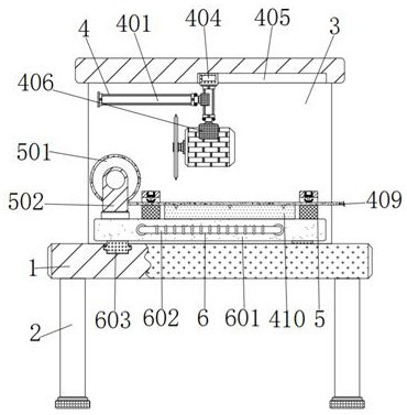 Textile fabric rapid automatic cutting device