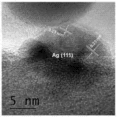 Ag-carbon nano fiber composite material as well as preparation method and application thereof