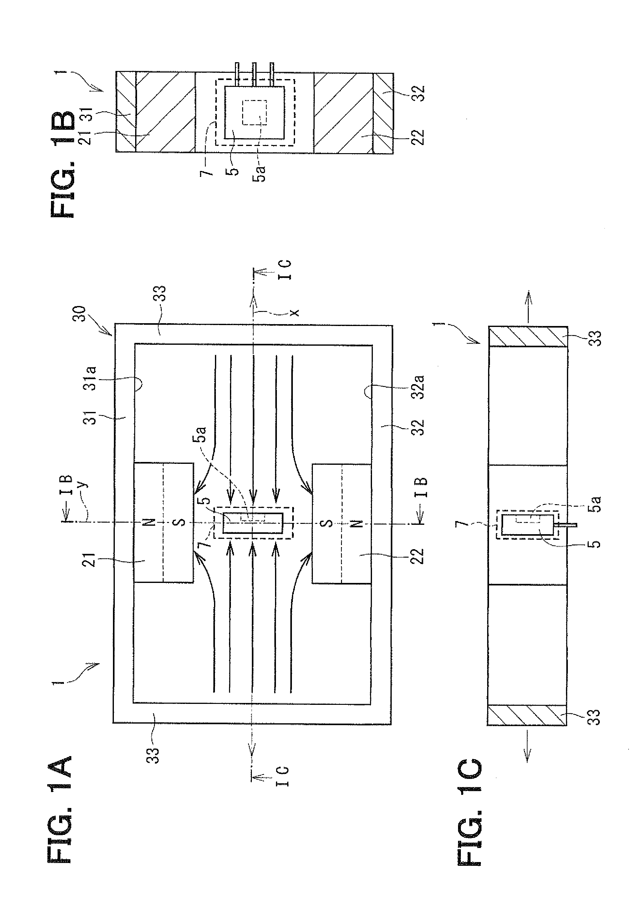 Stroke amount detecting device