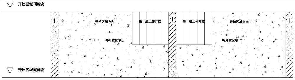 Method and device for pile sinking type excavation of foundation pit