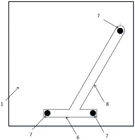 Planar two-arm axial-mode helix antenna suitable for radio-frequency identification label