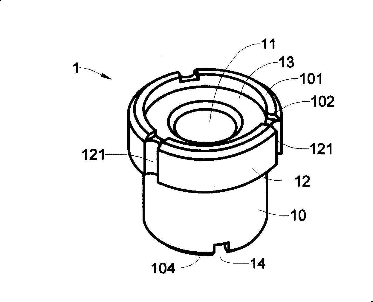 Oil-contained bearing