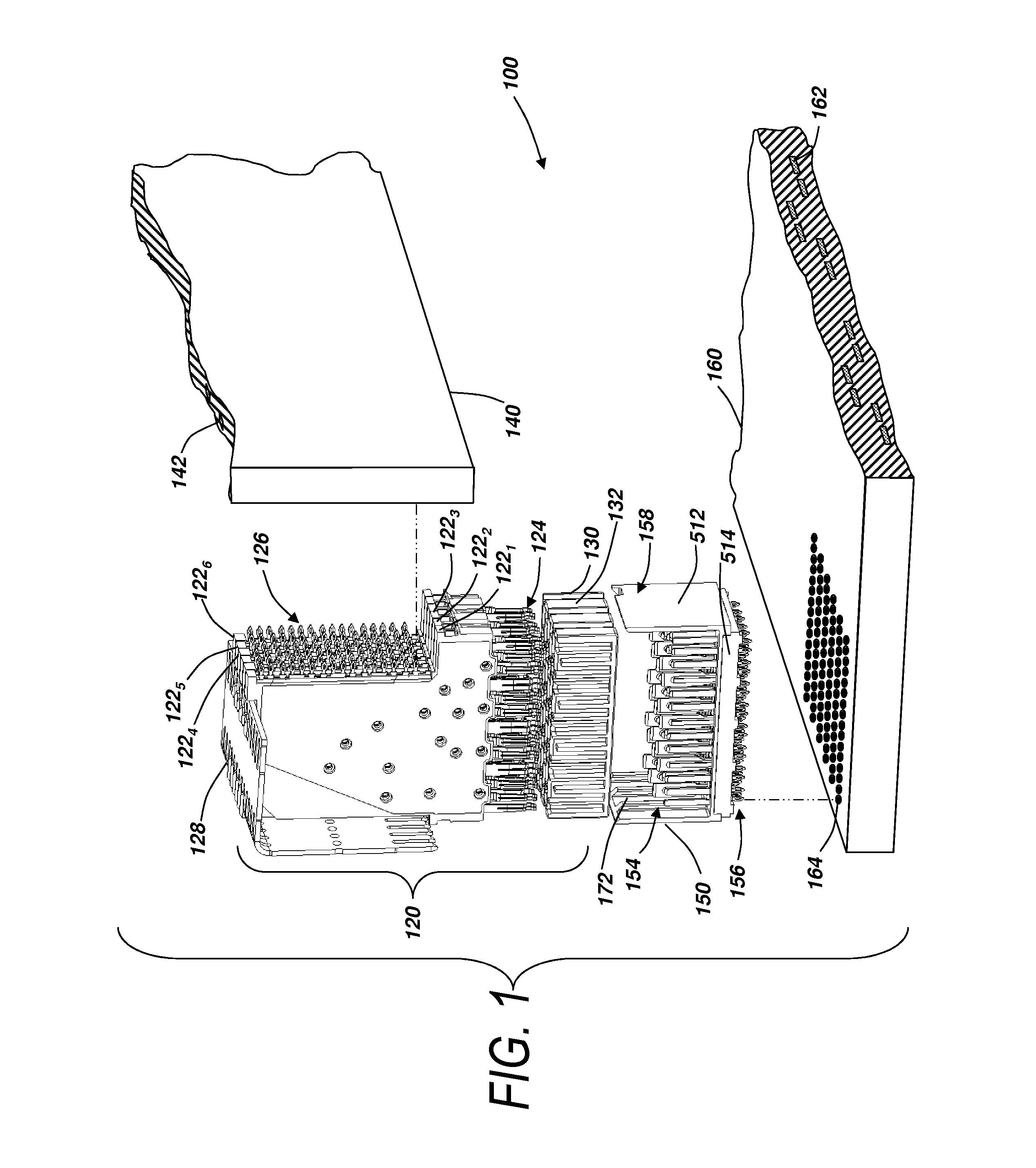 Differential electrical connector with improved skew control