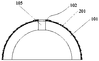 Acetabular cup having bone-like trabecular structure layer and manufacturing method thereof