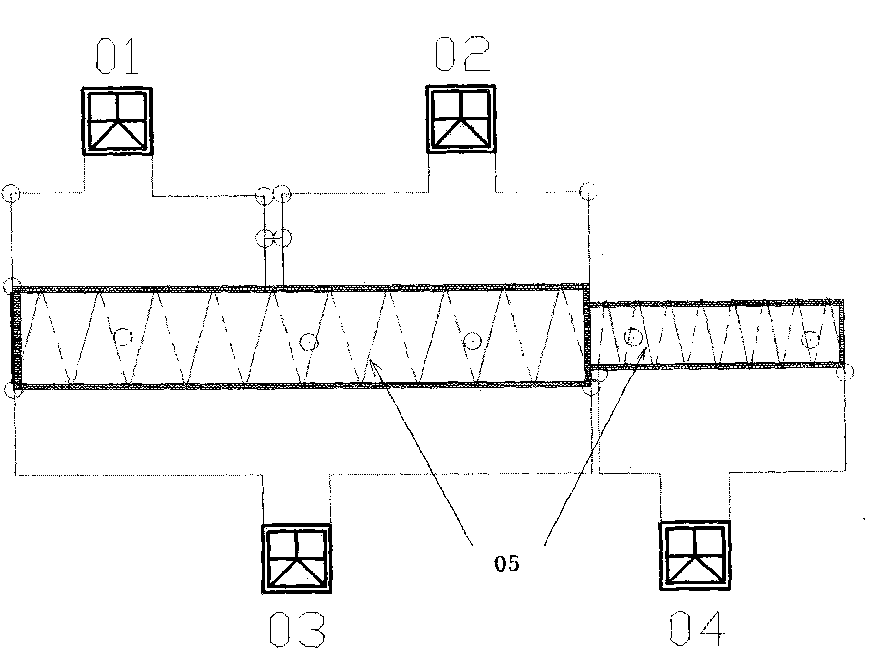 Heating equipment and process for noble metal stock path